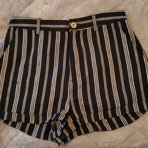 Pinstriped shorts